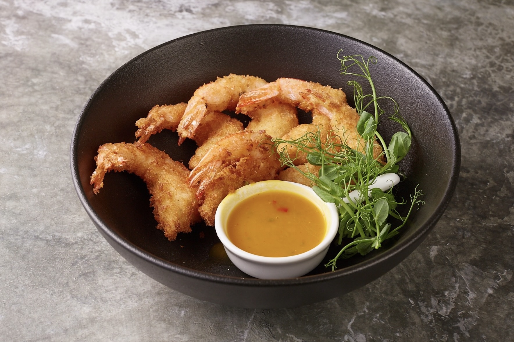 Хрустящие тигровые креветки