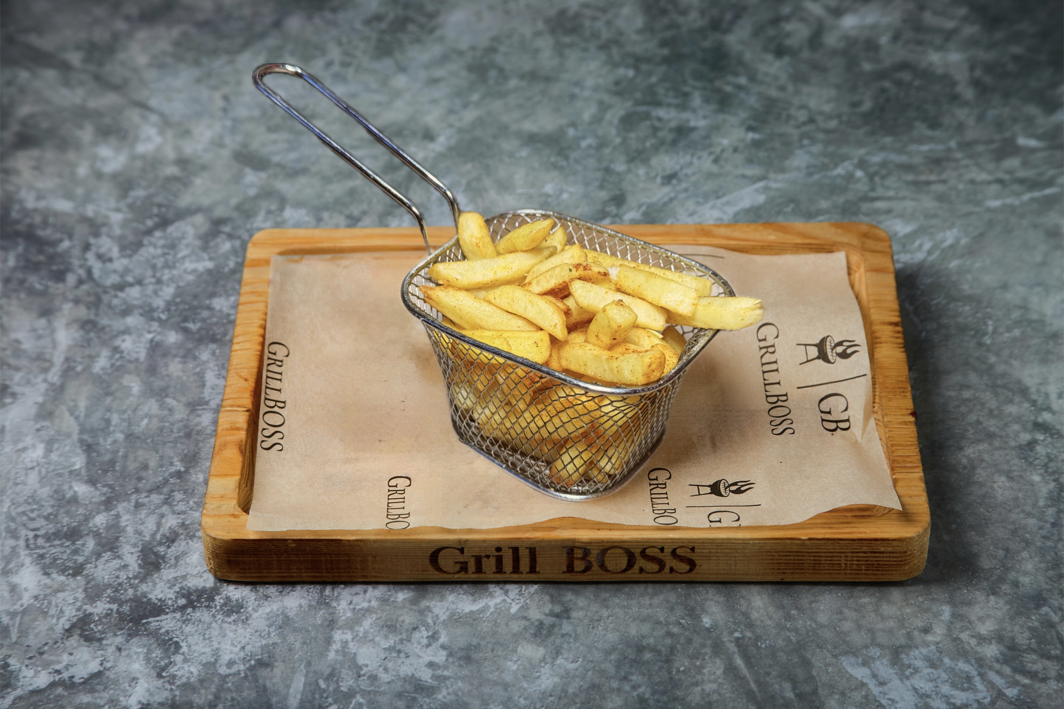 Fries with Jamaican spices