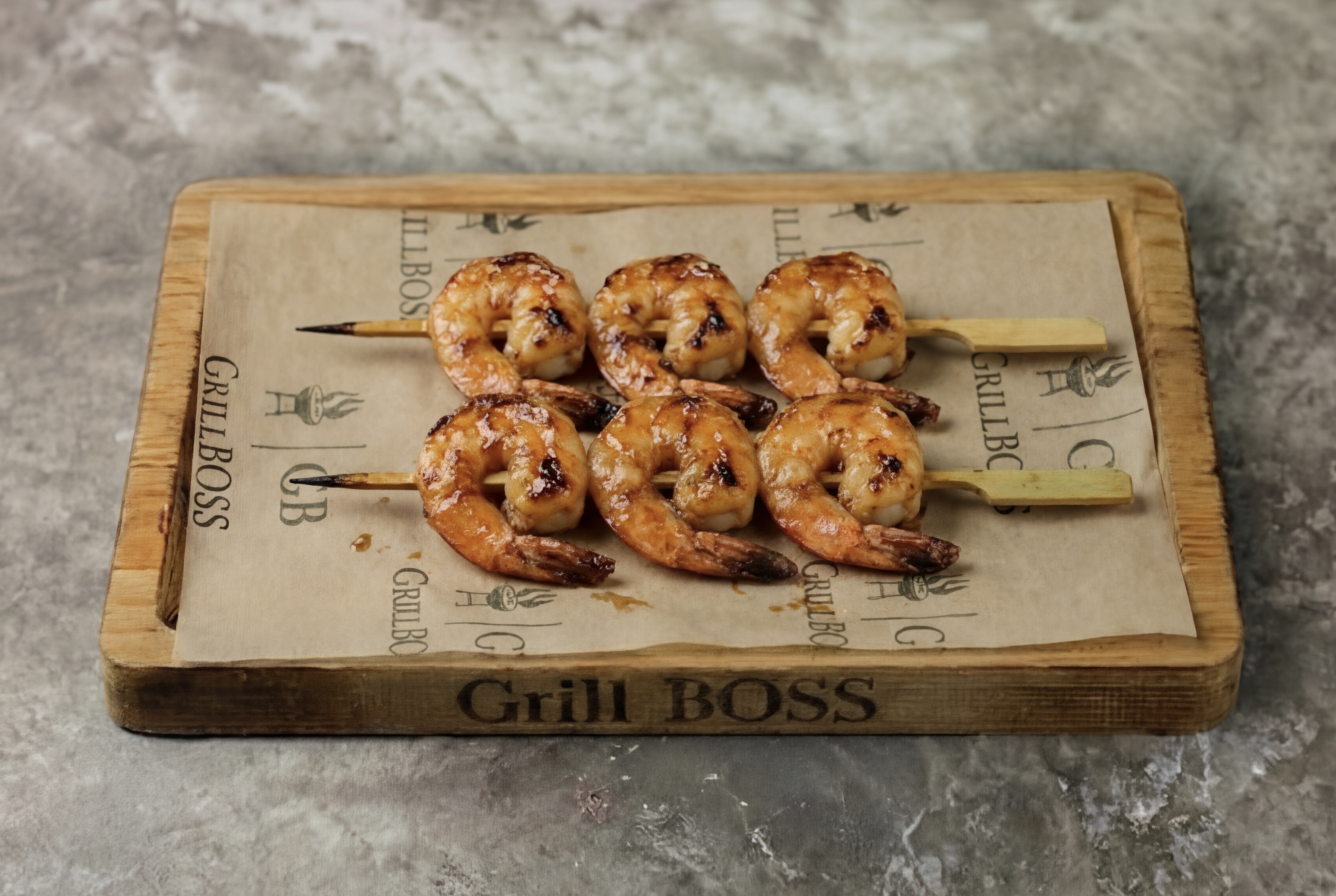 Шашлычок из креветок