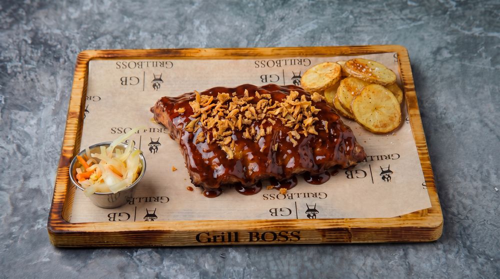 Pork ribs in cola sauce